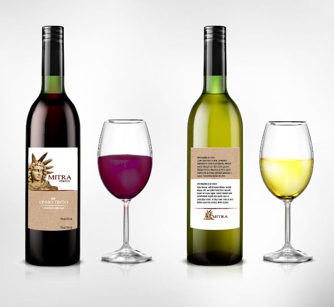 Mitra Vinhos: Rótulo