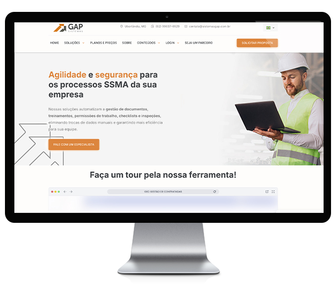 GAP Sistemas: Site
